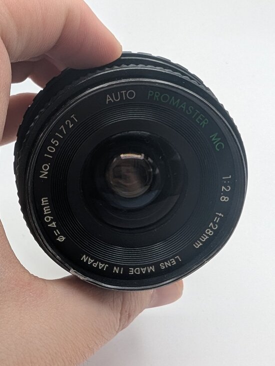PROMASTER MC Auto 28mm 1:2.8 Lens for Pentax K - Picture 1 of 5
